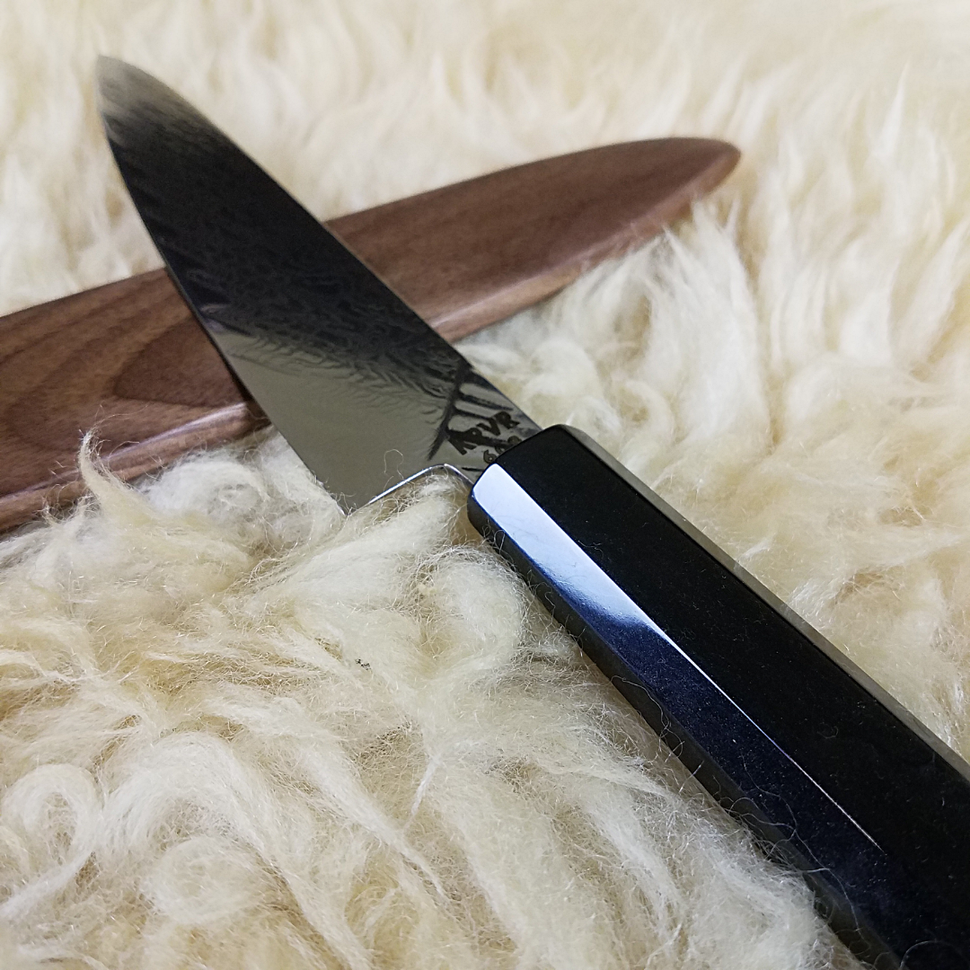 Dark Crystal II - 6in (150mm) Damascus Petty Culinary Knife