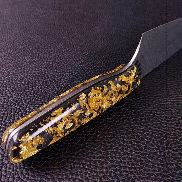 Black and Gold Knife Set