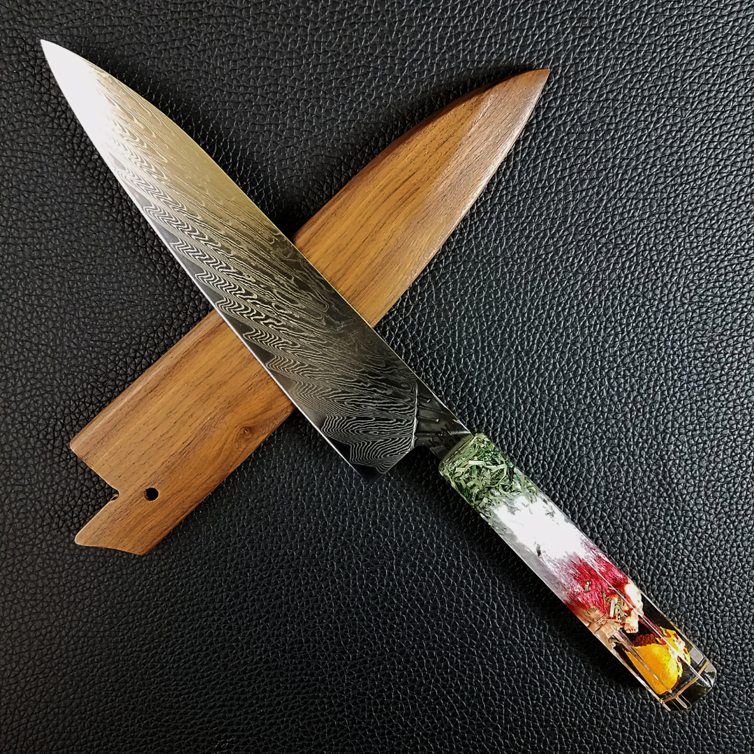 Damascus Steel Japanese Knife 